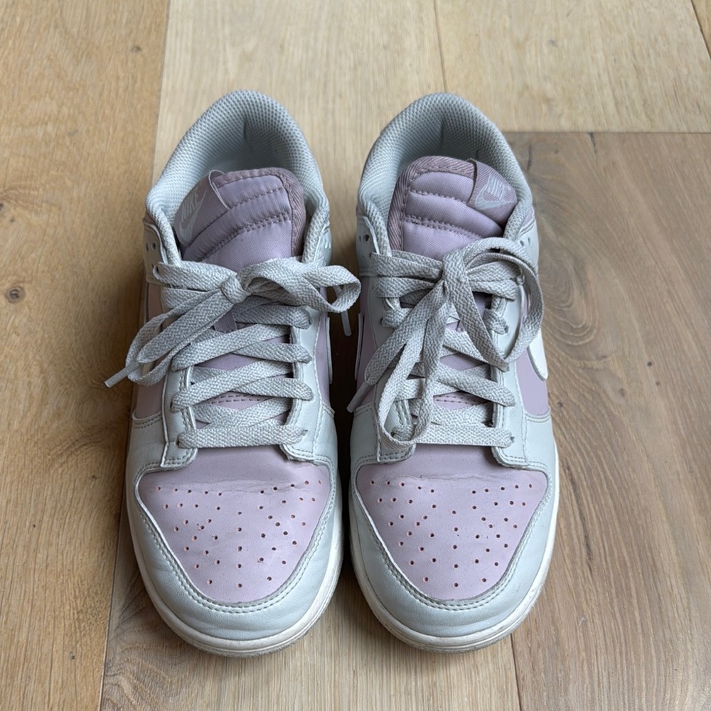 Nike Light Pink and Gray Athletic Shoes